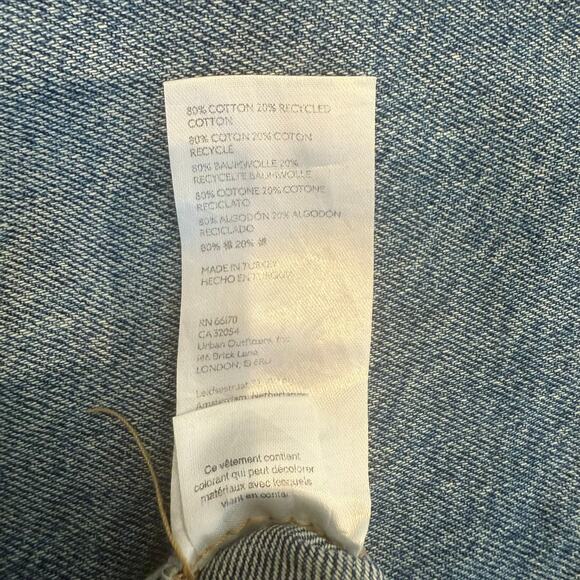 Free People We the Free Boyfriend Button Fly Slouchy Denim Jeans Size 27 - Picture 5 of 8